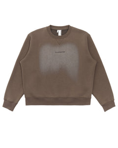 Brown Spray Print Sweatshirt