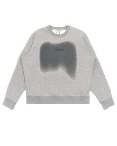 Grey Spray Print Sweatshirt