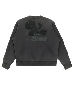 Dark Grey Relaxed Graphic Sweatshirt