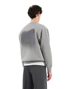 Grey Spray Print Sweatshirt